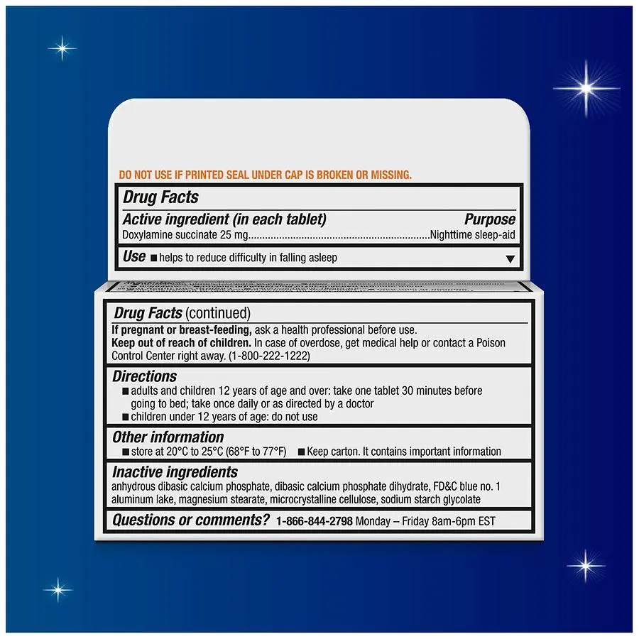 Unisom SleepTabs, Nighttime Sleep-Aid 2
