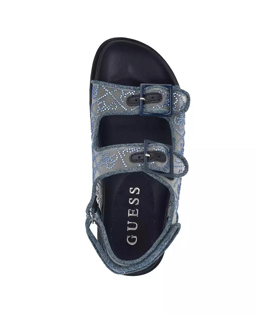 GUESS Women's Frella Round Toe Sandals 4