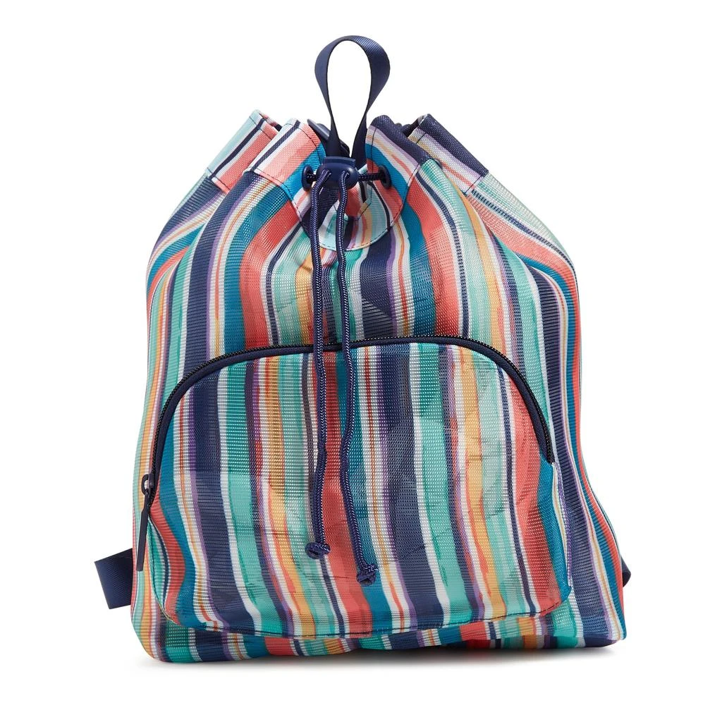 Vera Bradley Outlet Mesh Drawstring Backpack 1