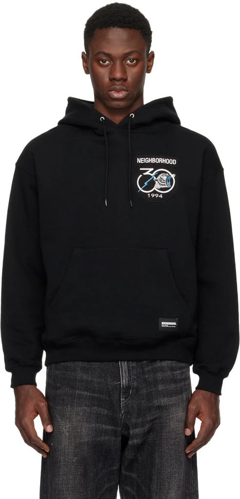 Neighborhood Black Patch Hoodie 1