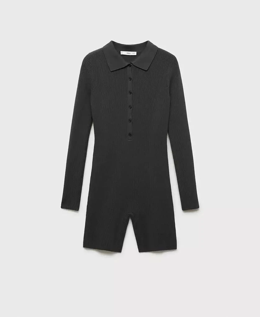 Mango Women's Polo Neck Romper 1