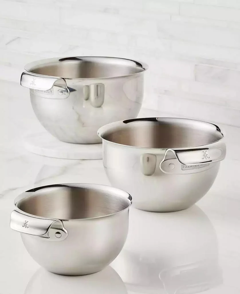 Hestan Provisions Stainless Steel 3-Piece Mixing Bowl Set 7
