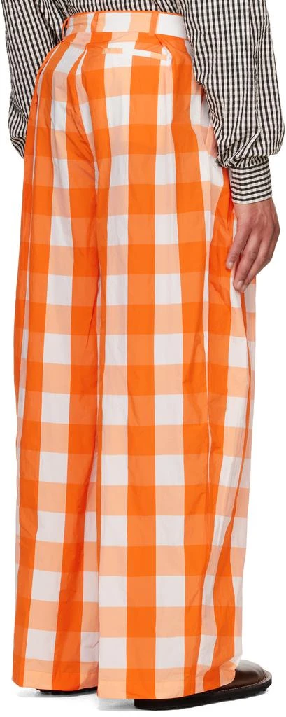 Walter Van Beirendonck Orange Sun Trousers 3