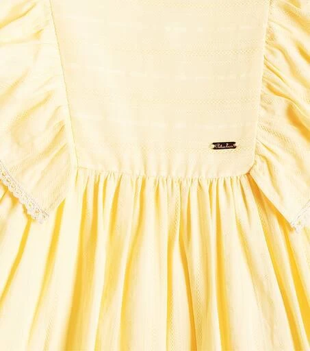 Patachou Ruffled cotton-blend dress 3