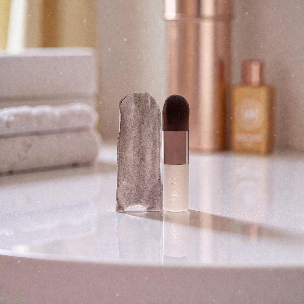 Delilah Foundation Kabuki - BR01 by  for Women - 1 oz Brush - Pack of 2 2