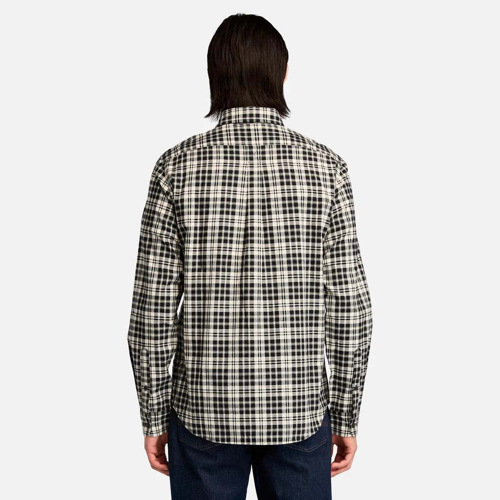 Timberland Men's Herringbone Flannel Plaid Shirt 4