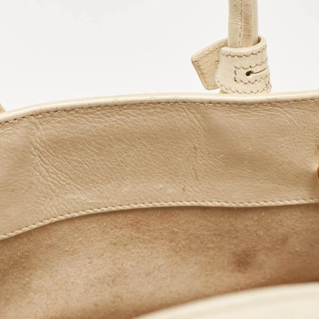 Yves Saint Laurent Saint Laurent Cream Leather Nano Classic Sac De Jour Tote 19