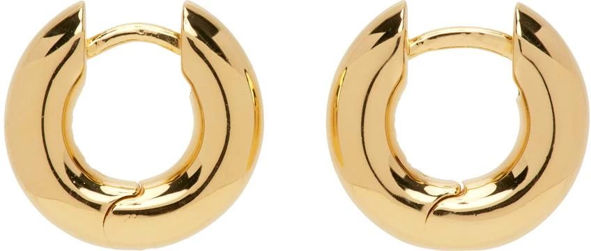 Sophie Buhai Gold Medium Bagel Hoops 1