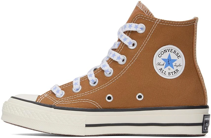 Sky High Farm Workwear Beige Converse Edition Upcycled Woven Chuck 70 Sneakers 3