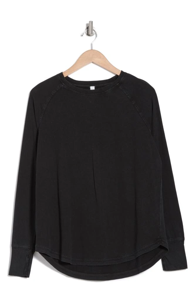 Zella Vintage Wash Relaxed Long Sleeve 2.0 Tee 3