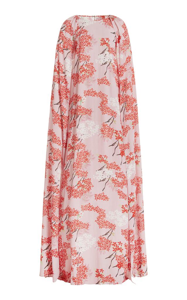 Bernadette Bernadette - Minnie Floral Cape Gown - Pink - FR 36 - Moda Operandi