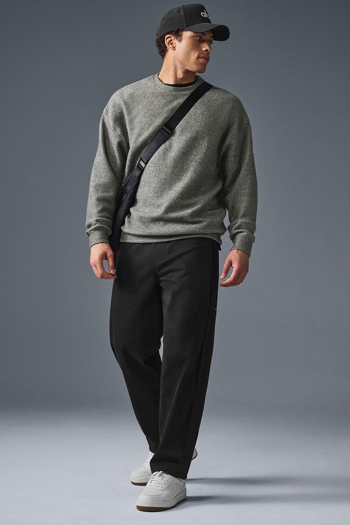 Alo Triumph Restore Crew Neck Sweatshirt - Grey Triblend - Hoodies