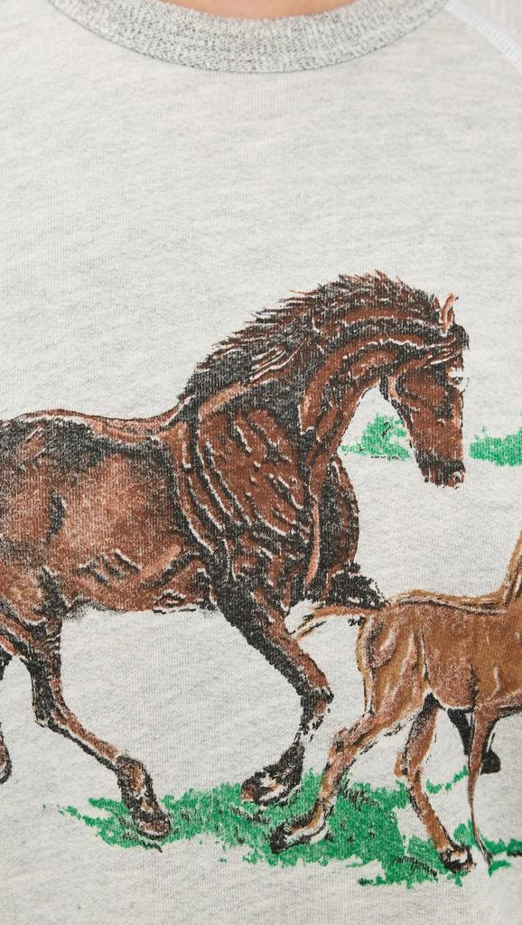 The Great The College Sweatshirt with Running Horses 5
