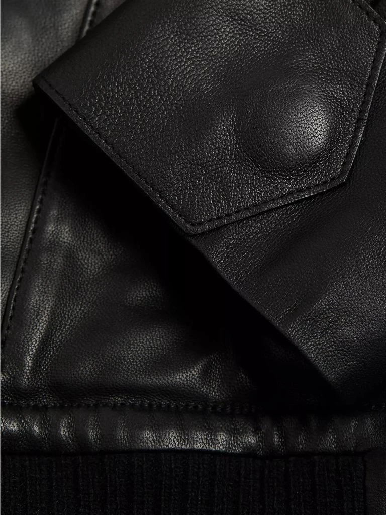 Vince Leather Bomber Jacket 7