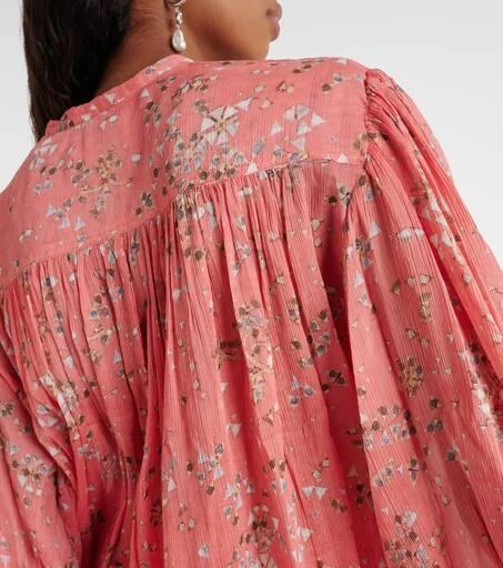 Isabel Marant Kiledia cotton and silk blouse 5