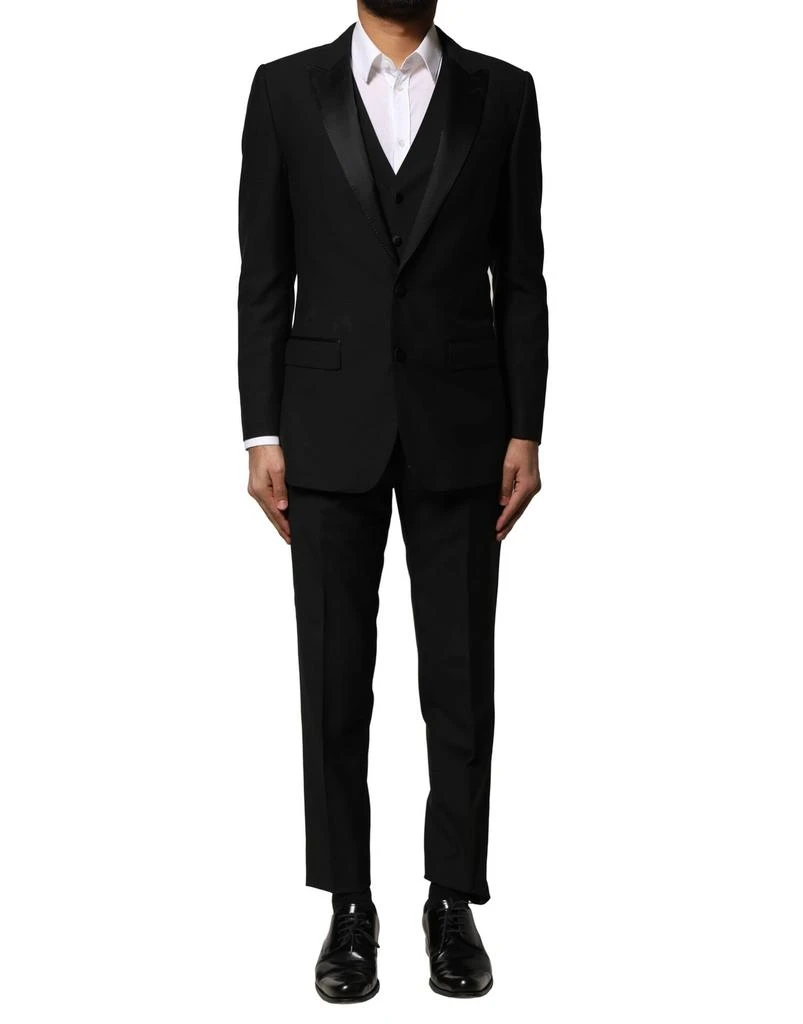 Dolce 
Gabbana Wool 3 Piece Single Breasted Men
s Suit