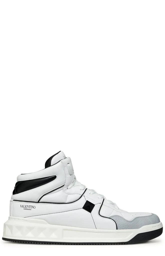 Valentino Valentino Garavani One Stud Mid-Top Sneakers 1