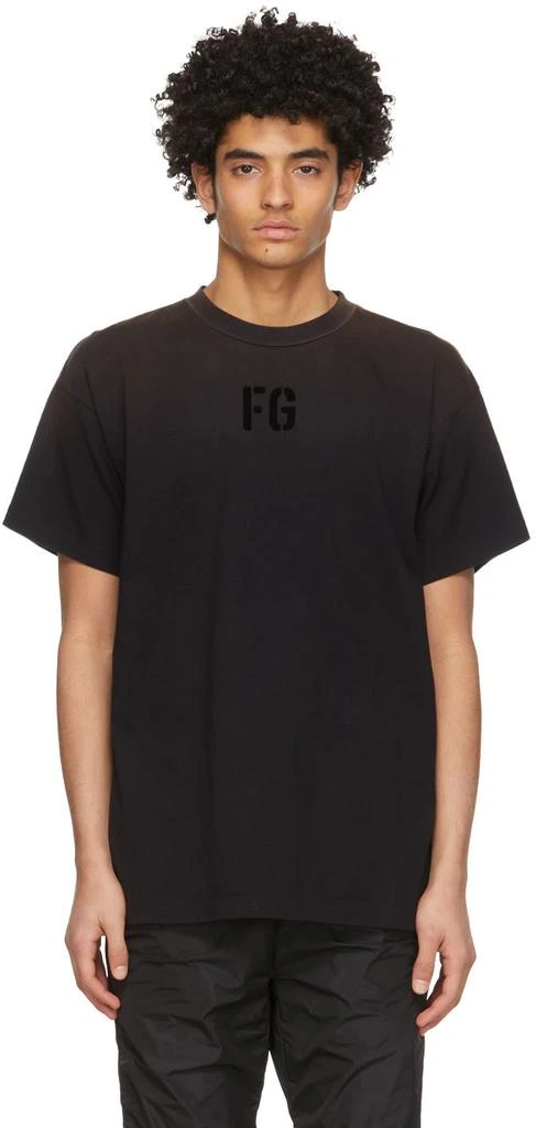 Fear of God Black 'FG' T-Shirt 1