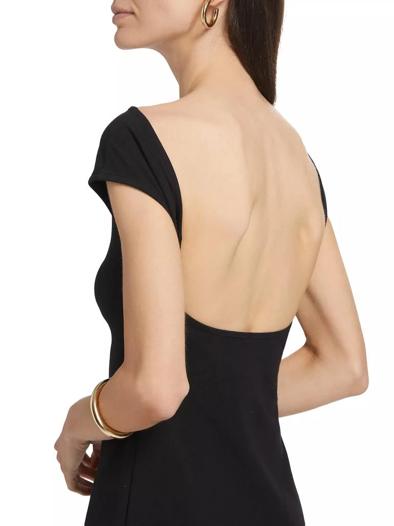 Reformation Soleil Stretch Cotton-Blend Minidress 6