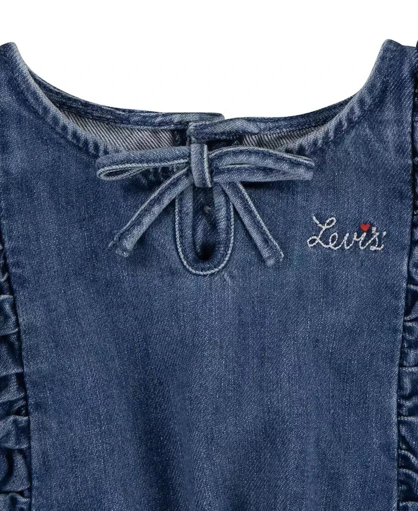 Levi's Baby Girls Denim Top and Heart Pants, 2-Piece Set 3