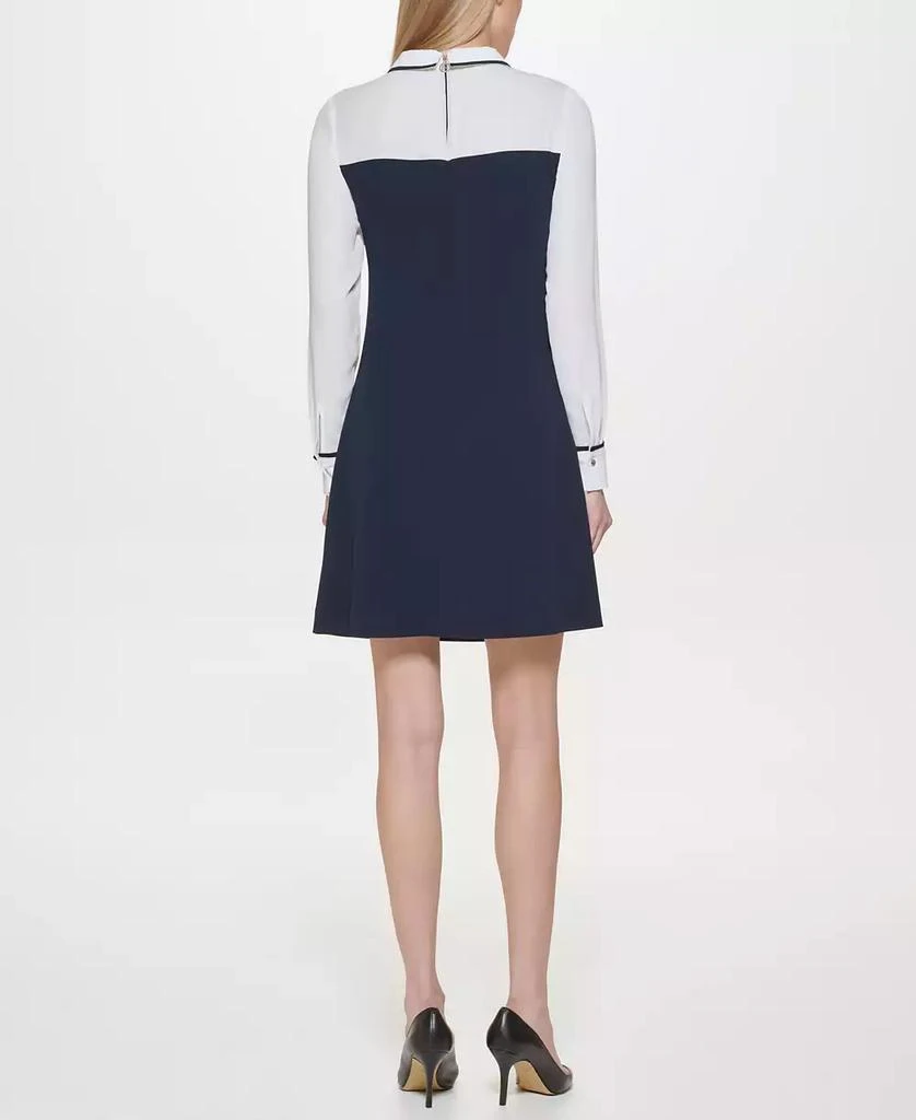 Tommy Hilfiger Women's Collared Sheath Dress 4