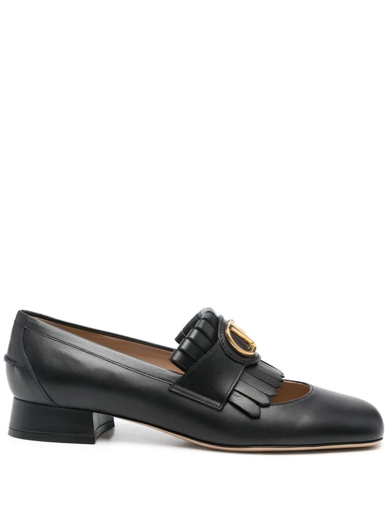 Valentino VLOGO SIGNATURE LEATHER LOAFERS 1