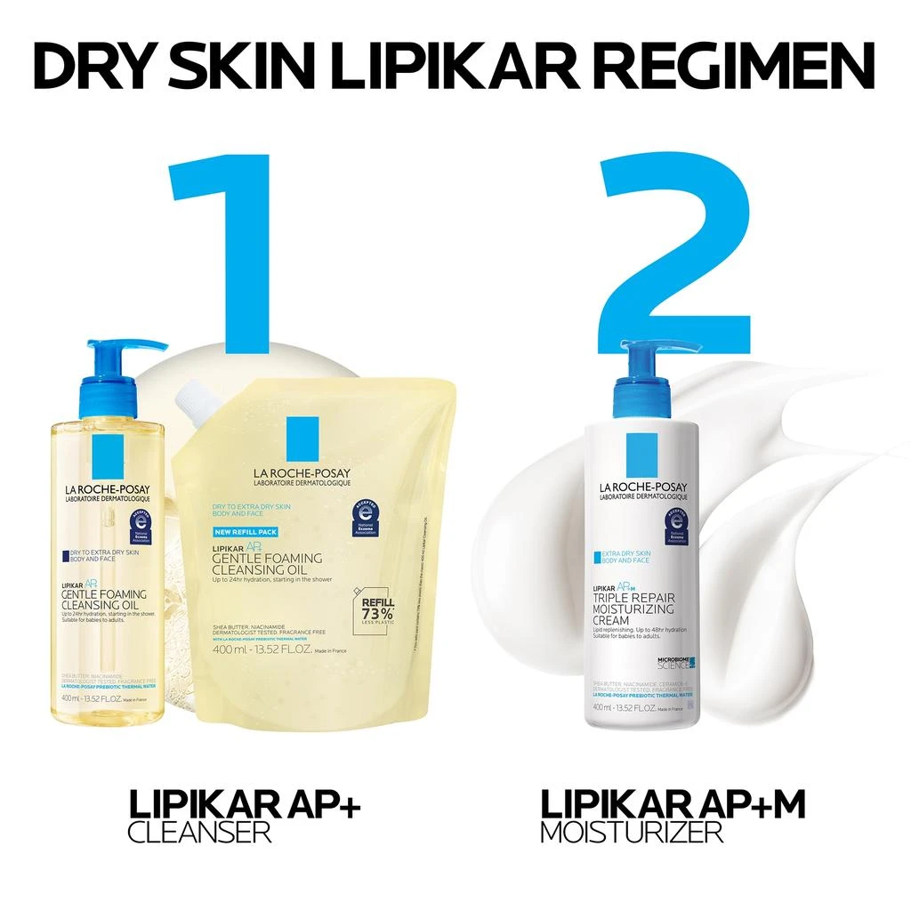La Roche Posay La Roche-Posay Lipikar AP+ Gentle Foaming Cleansing Oil 8