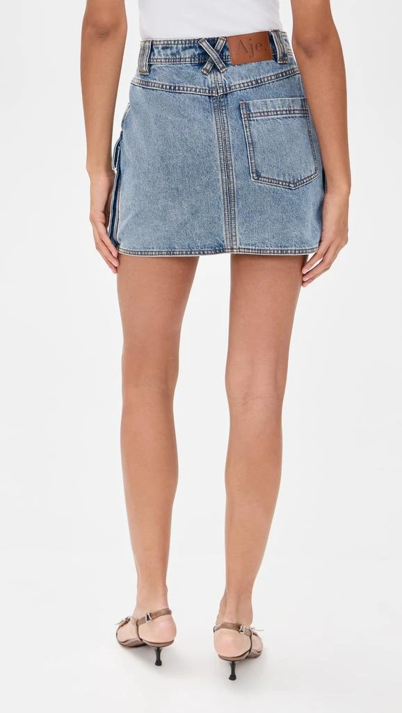 Aje Juno Denim Micro Mini Skirt 2