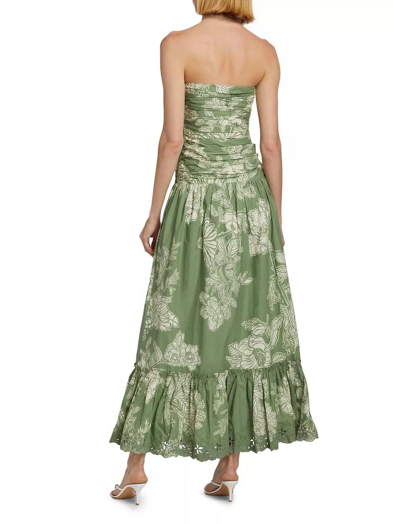 Hemant & Nandita Floral Cotton Off-The-Shoulder Maxi Dress 5