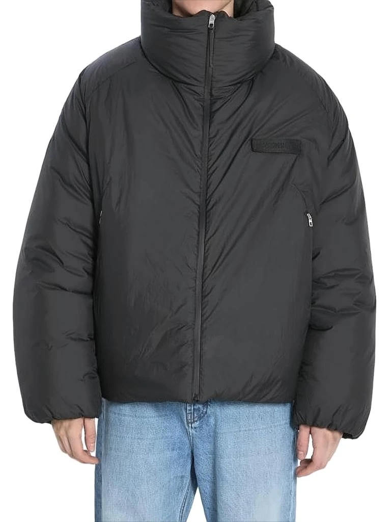 Jacquemus Boxy Black Short Padded Jacket