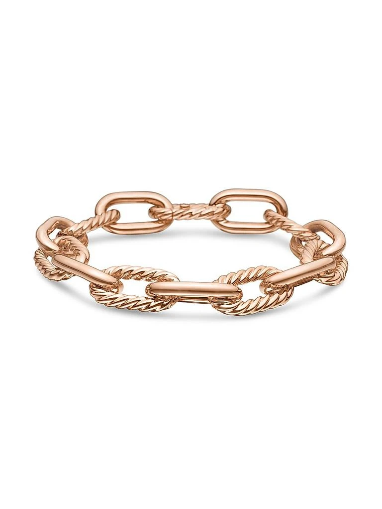 David Yurman DY Madison Chain Bracelet in 18K Rose Gold 1
