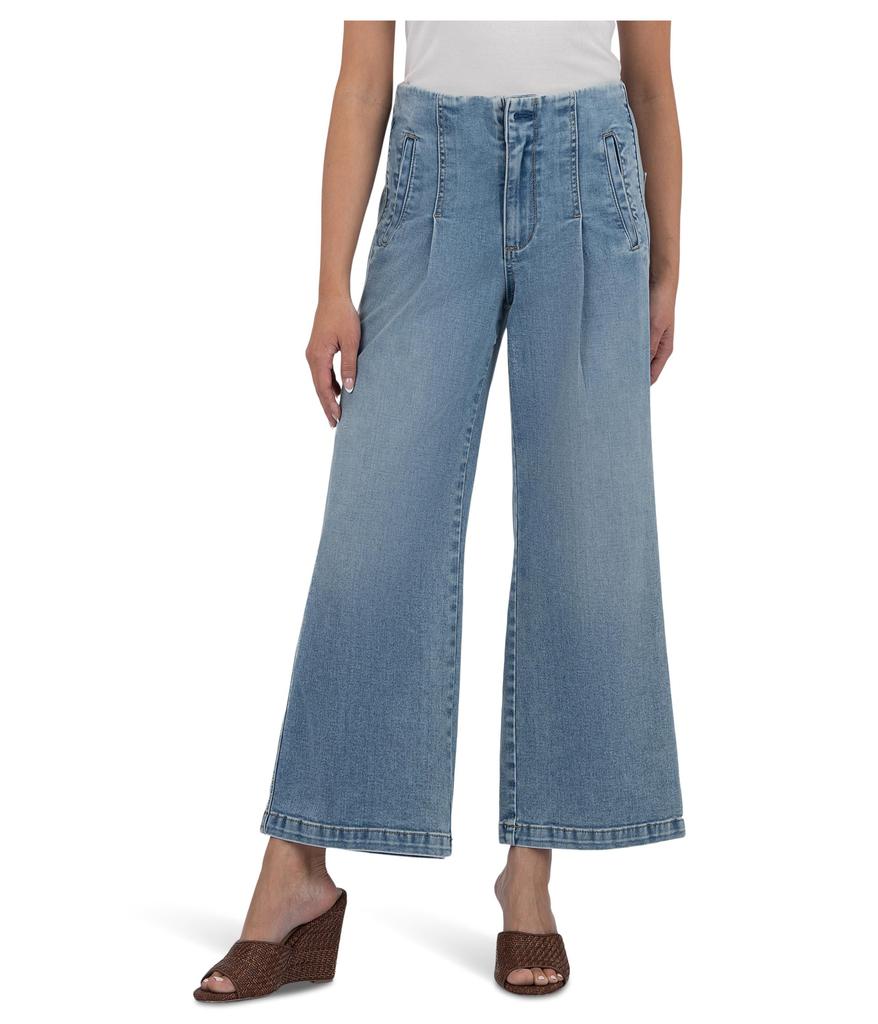 KUT from the Kloth Meg High Rise Wide Leg With Front Welt