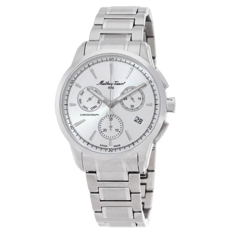 Mathey-Tissot Lancelot Chronograph Quartz Silver Dial Men's Watch H198CHAS 1