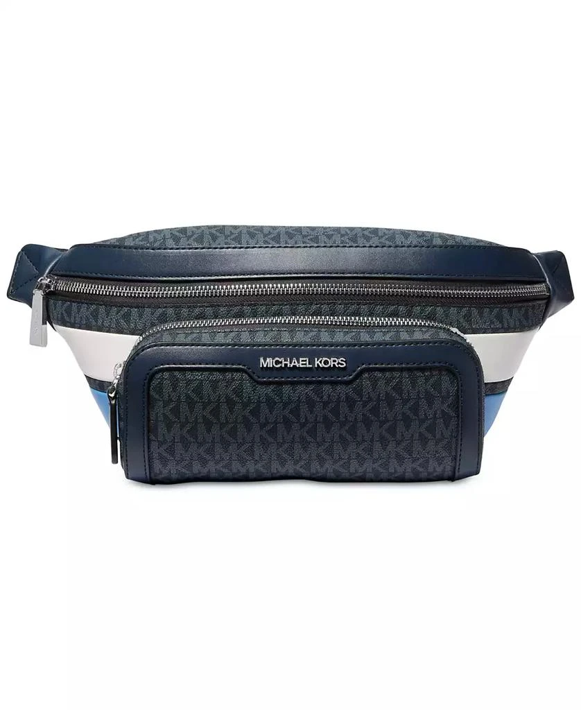 Michael Kors Men's Leather Colorblocked Logo Belt Bag 1