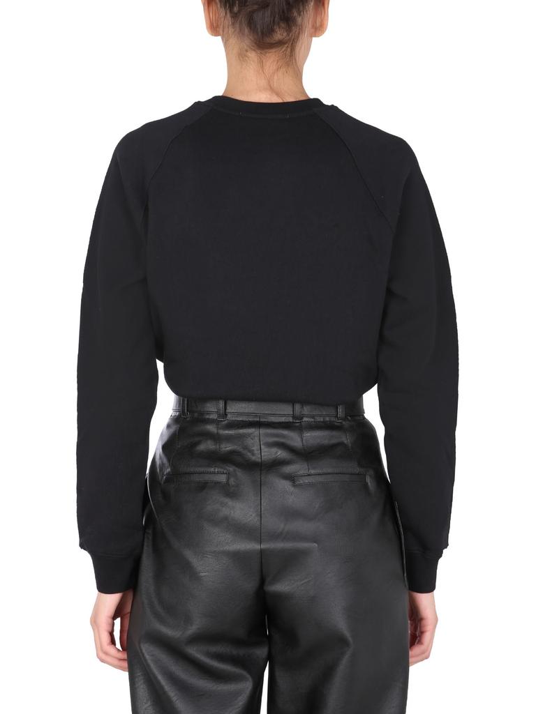 【送料&関税込】MSGM Sweatshirt With Brushed Logo MSGM Sweatshirt With Brushed Logo Print - Hoodies - Compare