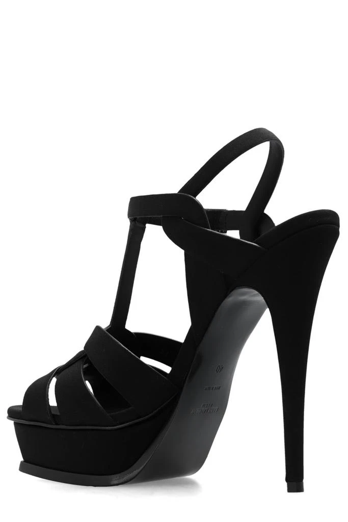 Yves Saint Laurent Saint Laurent Tribute Embellished Platform Sandals 3