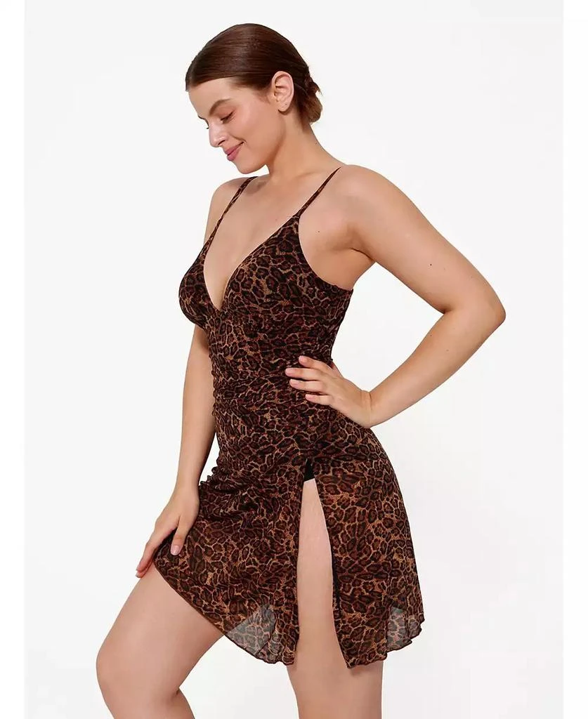 Popilush Women
s Shapewear Ruched Convertible One-Piece Swimsuit 3