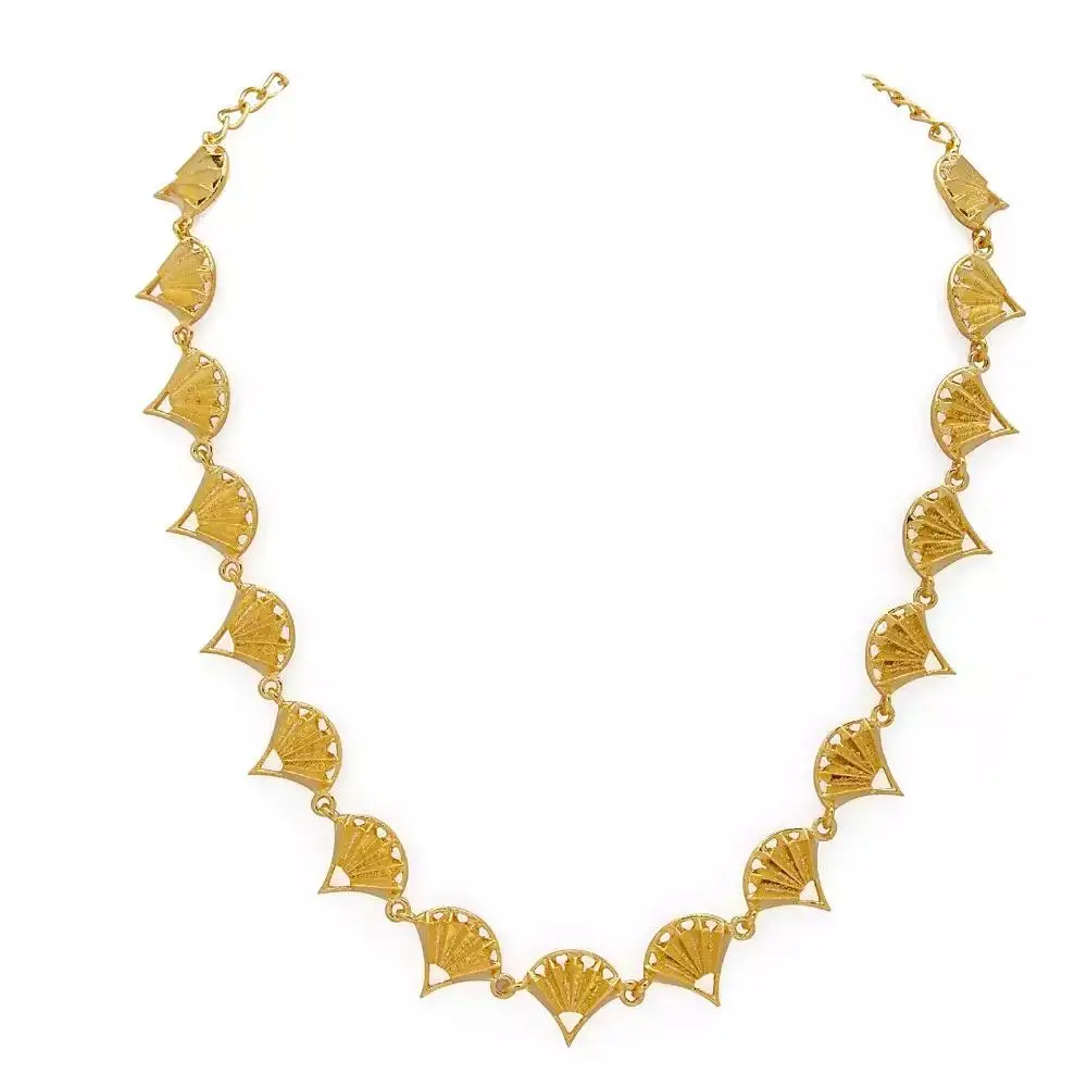 Dhwani Bansal 22k Gold-Plated Pankha Statement Necklace