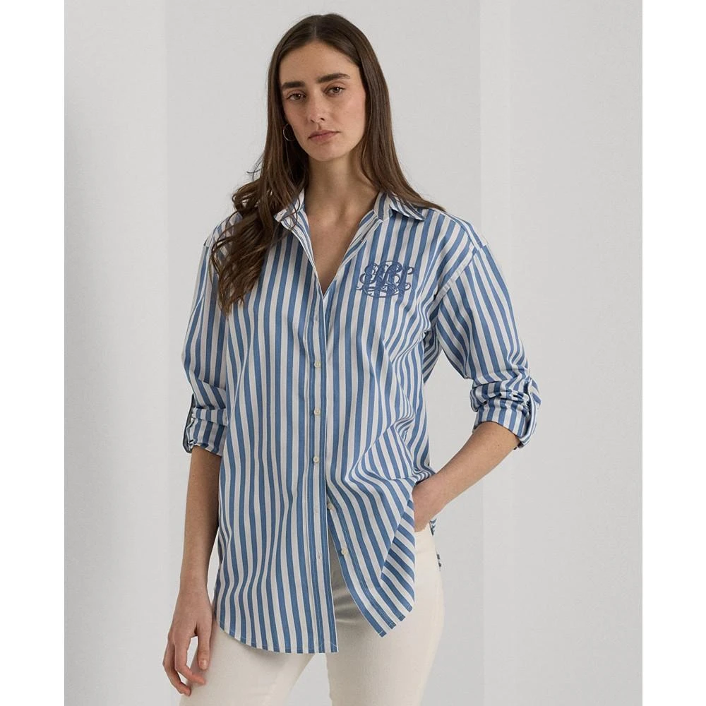 Lauren Ralph Lauren Women's Cotton Striped Shirt 1