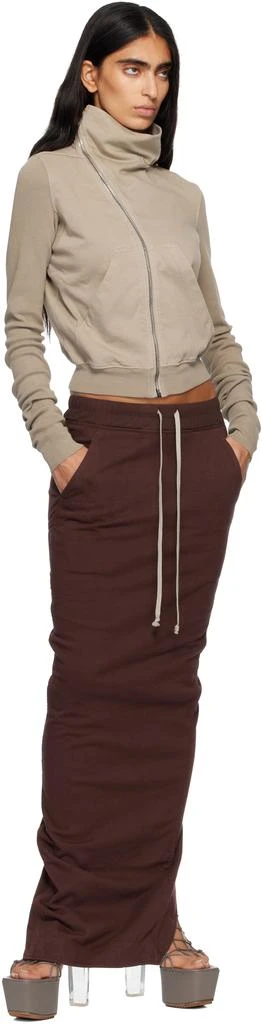 Rick Owens Taupe Concordians Mountain Sweatshirt 4