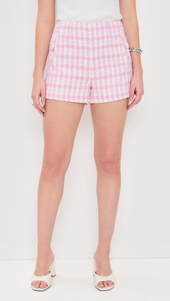 Endless Rose Tweed Buttoned Shorts