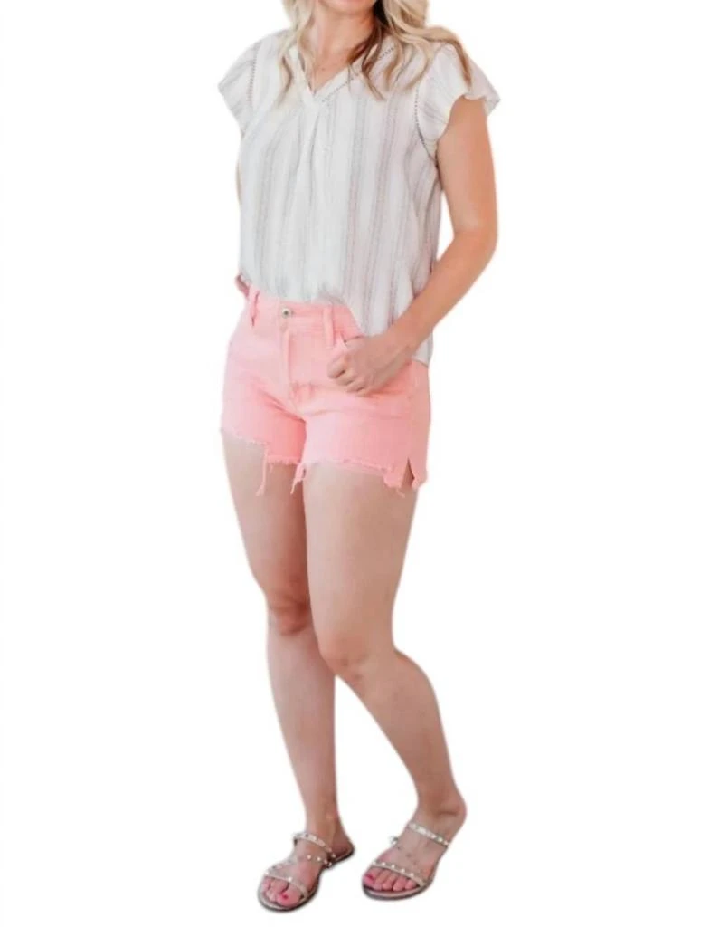 Blu Pepper Blu Pepper - Striped Button Back Top 5