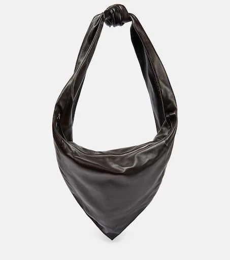 Lemaire Bandana leather shoulder bag 1