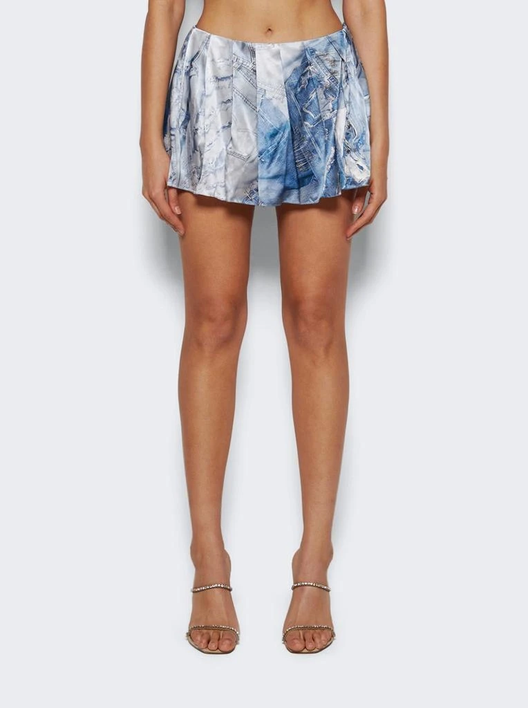 Natasha Zinko Denim Print Skirt 2