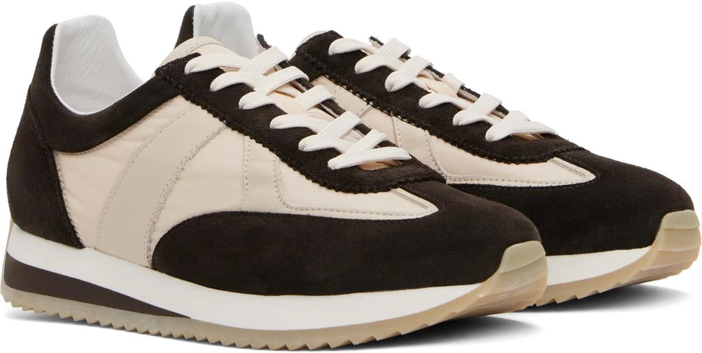 Paul Smith Brown & Beige Vignola Suede Sneakers 4