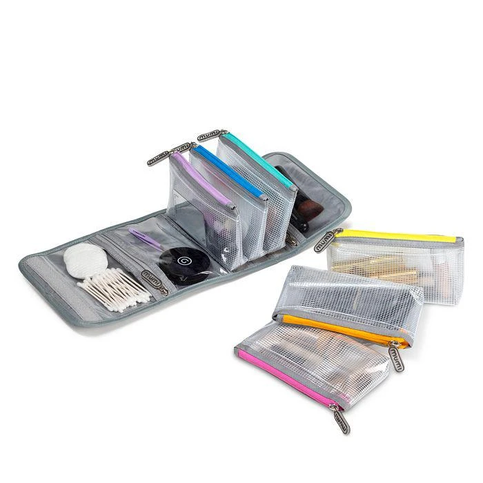 Mumi Multi Colored Pouches with Carrying Case, Set of 6 6