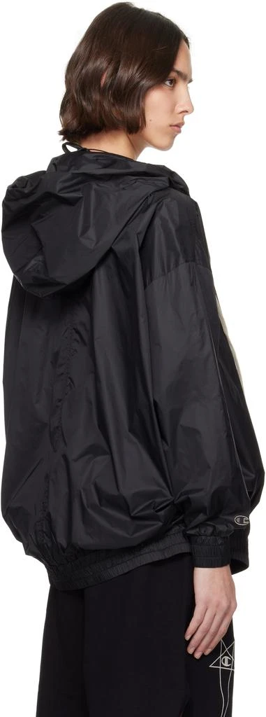 Rick Owens Black Champion Edition Jumbo Jason
s Hoodie 3