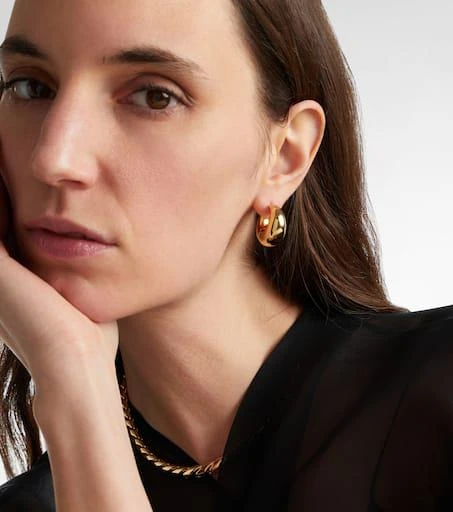 Jennifer Fisher Dylan gold-plated huggie earrings 3