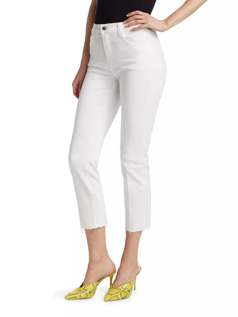 L'Agence Sada High-Rise Crop Slim Straight Jeans 4