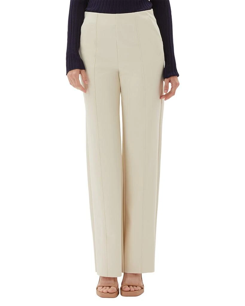 Ecru ecru Clean Full Leg Pant 1